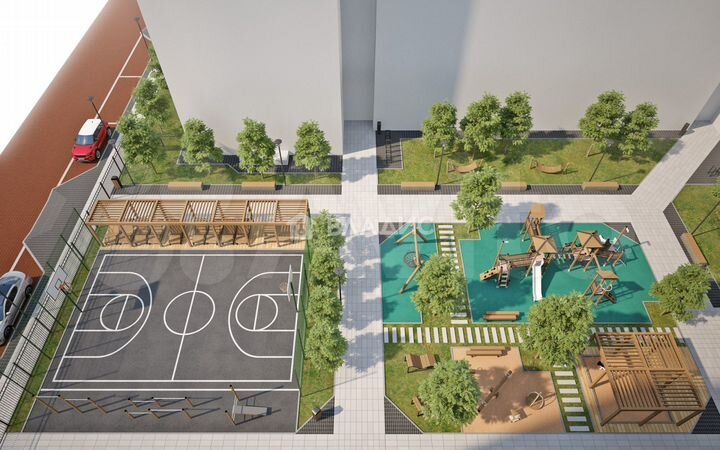 2-к. квартира, 62,3 м², 6/9 эт.