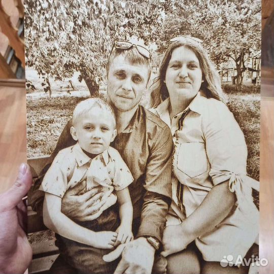 Выжигание Портретов на дереве