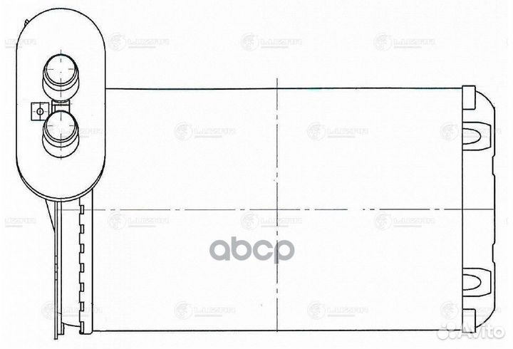 Радиатор отоп. для а/м VW Golf III (91) /IV (97