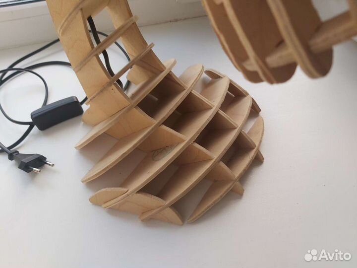 Лампа настольная ручная работа