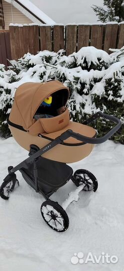 Коляска 2 в 1 эко кожа RikoBasic Ozon