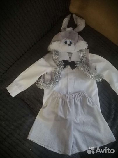 Детский костюм зайчика 92-98