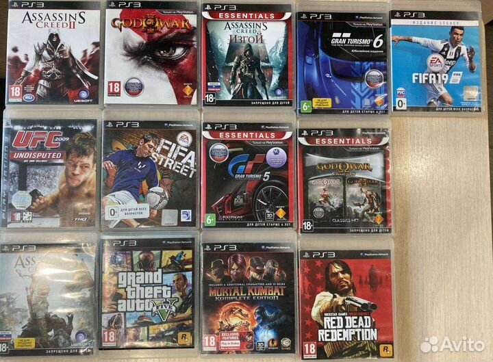 Игры диски для ps3