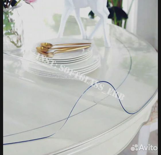 Гибкое/мягкое стекло на стол