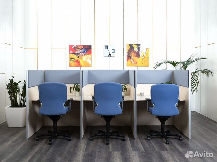 Столы для колл центра. Офисная мебель