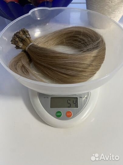Натуральные волосы для наращивания 43см