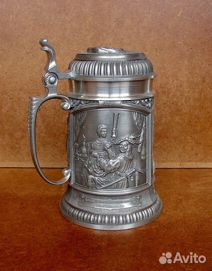 Продаю немецкую оловянную пивную кружку