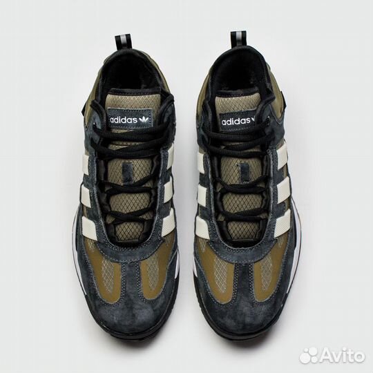 Кроссовки Adidas Niteball Olive / Black with Fur