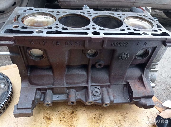 На renault блок мотора
