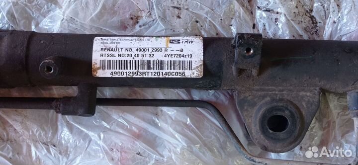 Рулевая рейка рено дастер