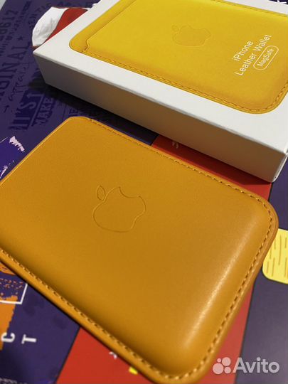 Leather Wallet картхолдер магнитный кошелек