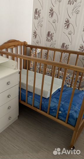 Детская кроватка для малыша бу