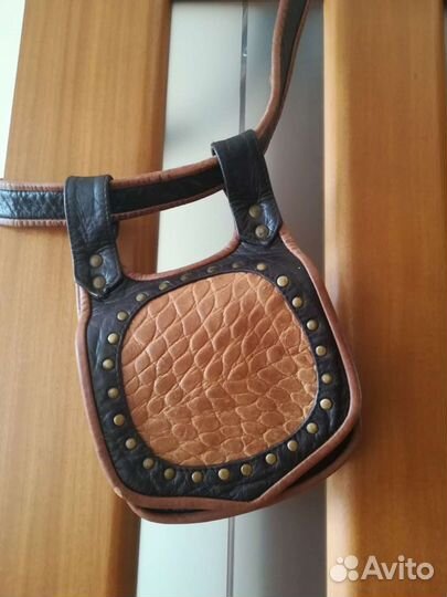 Сумка кобура натуральная кожа