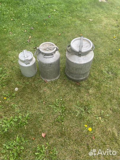 Фляга алюминиевая бу 40л, 20л и 10 л