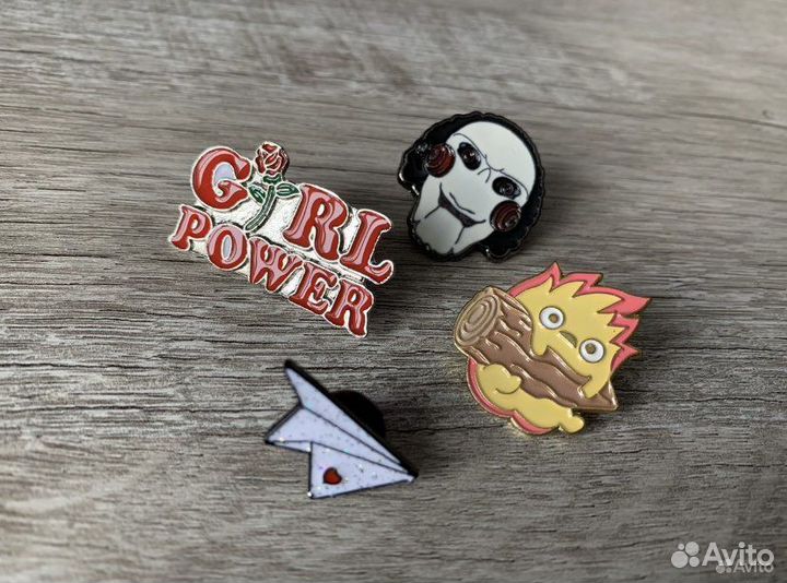 Значки булавки