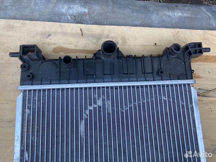 Радиатор охлаждения на chevrolet aveo