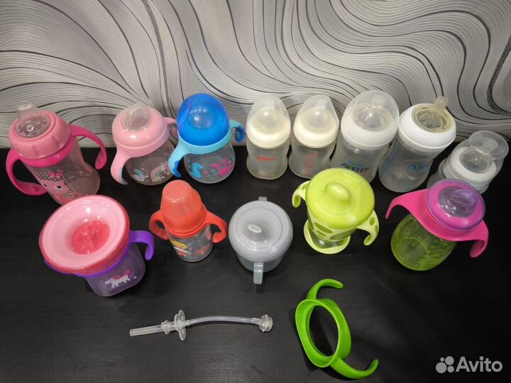 Бутылки для кормления, поильники