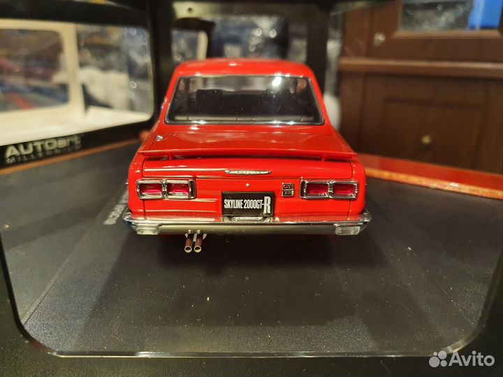 1:18 Autoart Nissan Skyline 2000 GT-R (kpgc10) Red