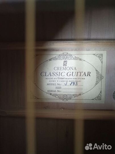 Акустическая гитара cremona j873