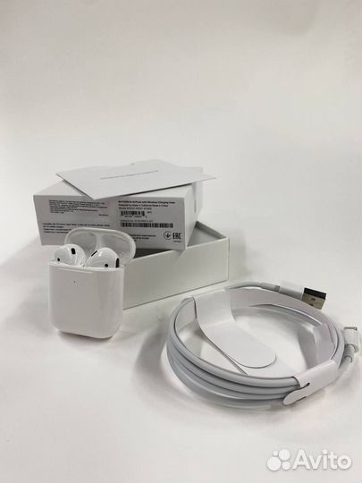 Беспроводные airpods с шумоподавлением, гарантия