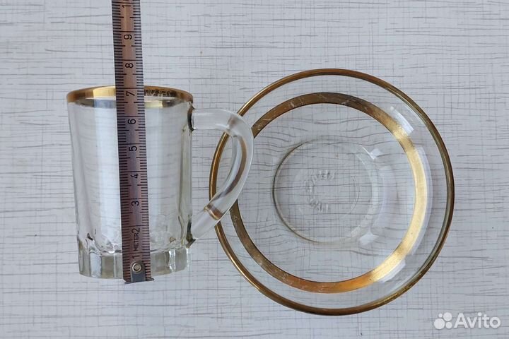 Кофейный набор закаленное стекло