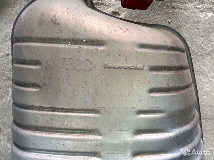 Глушитель задняя часть (Банка) Audi A6 C6 Quattro