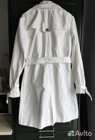 Тренч Gant оригинал белый стильный плащ 46-48