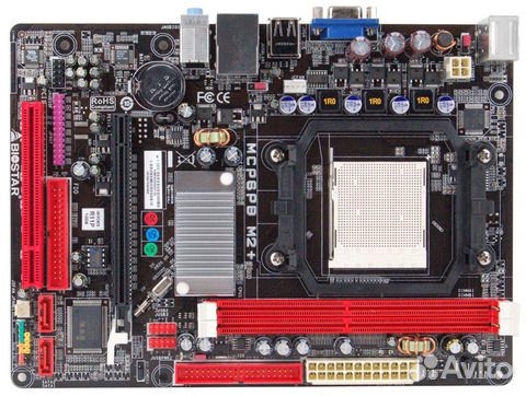 Материнская плата ам2+ biostar mcp6p m2+