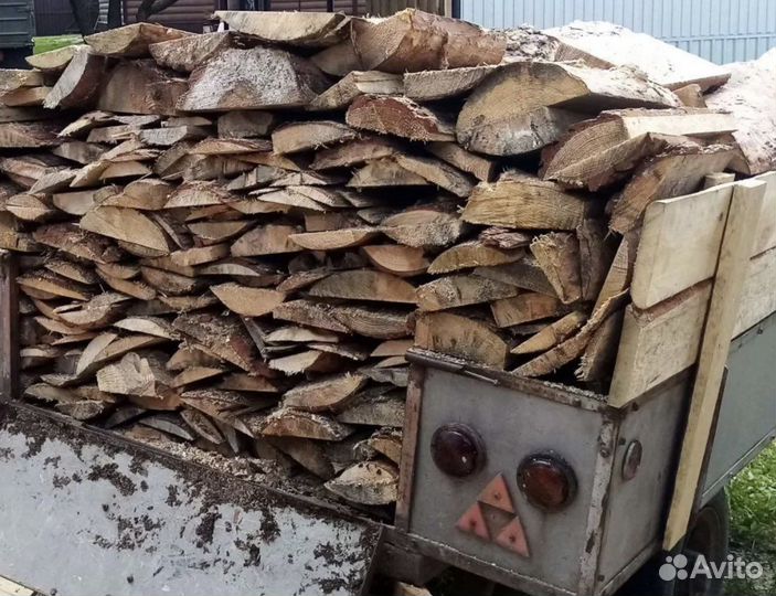 Горбыль пиленный на дрова