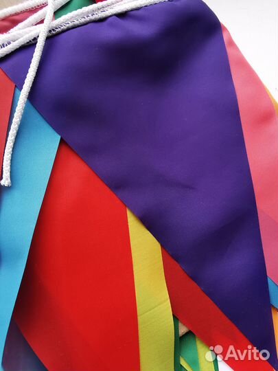 Гирлянда уличная с флажками 50 метров