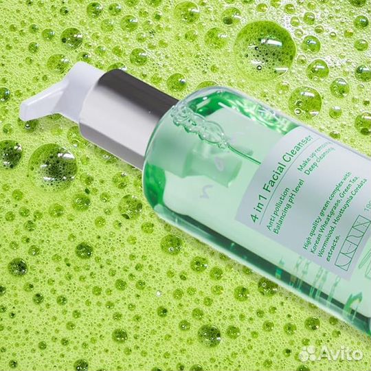 Гель для умывания Nanly 4in1 Facial cleanser 190ml