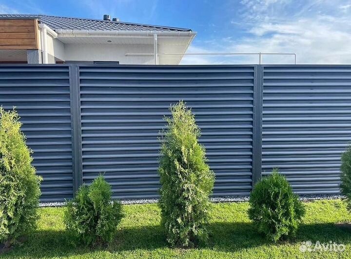 Заборы жалюзи