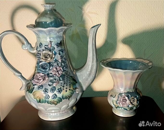 Кувшин, вазочка и сахарница