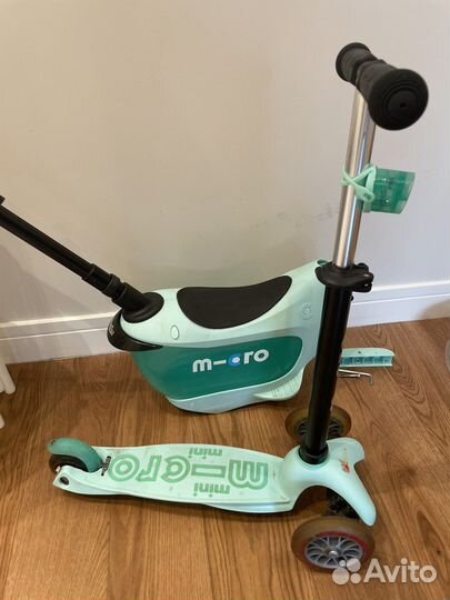 Самокат беговел mini micro 2go deluxe plus