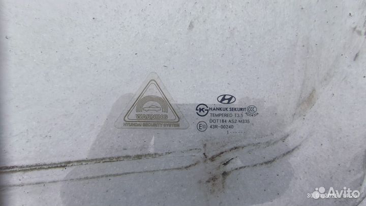 Стекла передних дверей на Hyundai Grand Starex