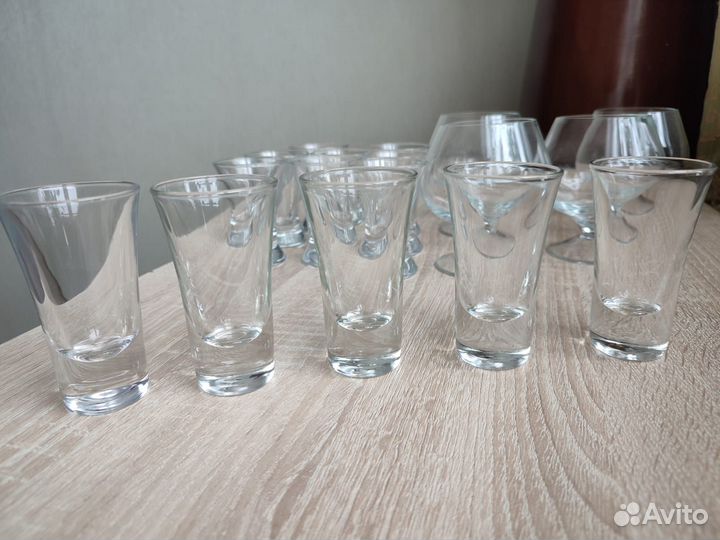 Набор для виски. Бокалы рюмки графин стекло