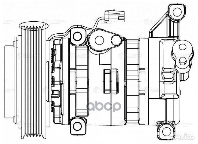 Компрессор кондиц. для а/м Mazda 3 (BK) (03) 1