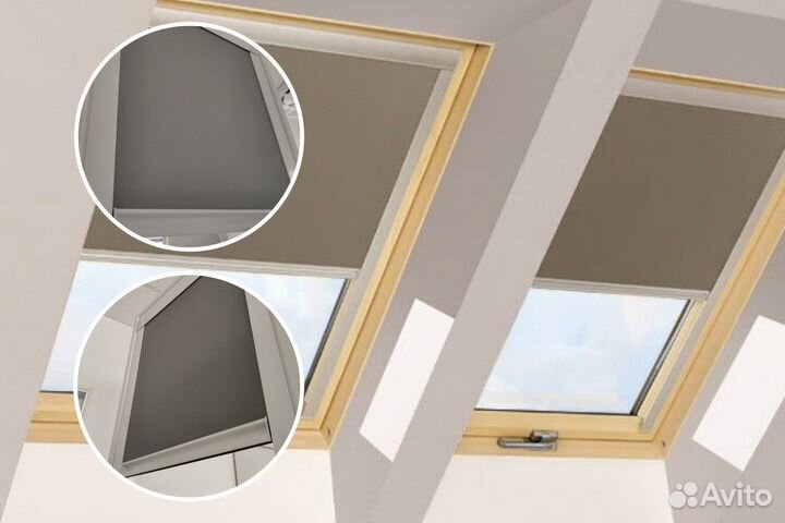 Рулонные шторы для мансардных окон velux