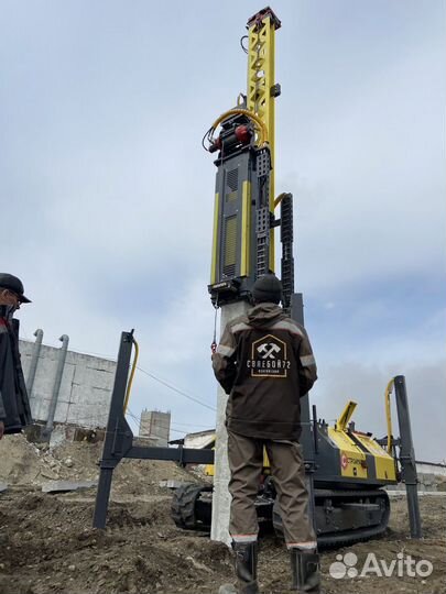 Установка жб свай под фундамент