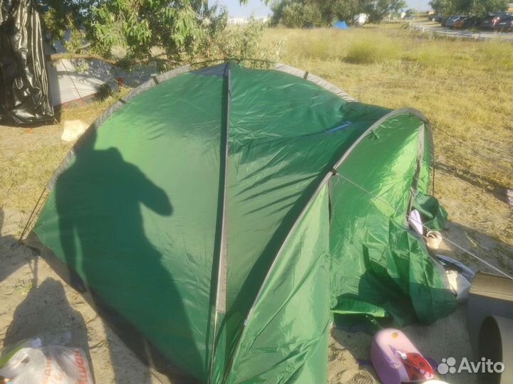 Палатка четырёх местная однослойная