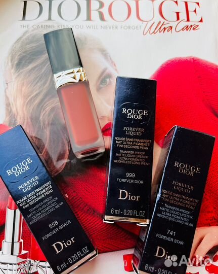Жидкая помада dior rouge