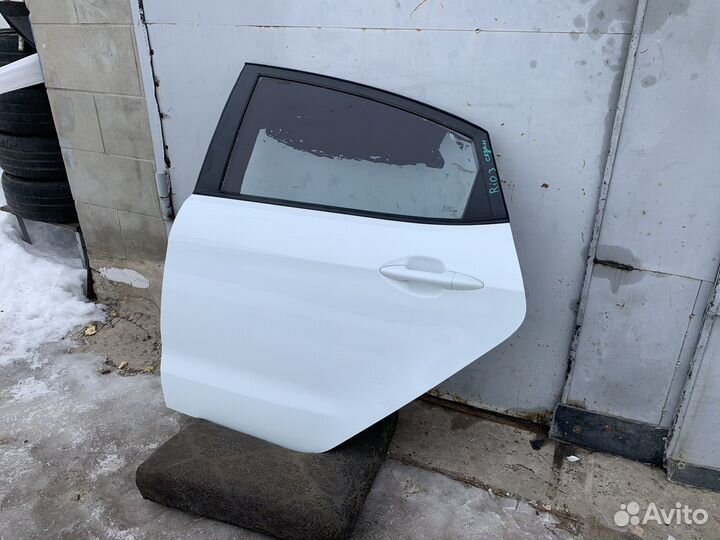 Дверь задняя левая Kia Rio 3 Оригинал 2011-2017Г