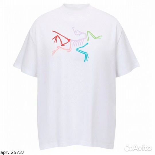 Футболка Arcteryx colored Белая