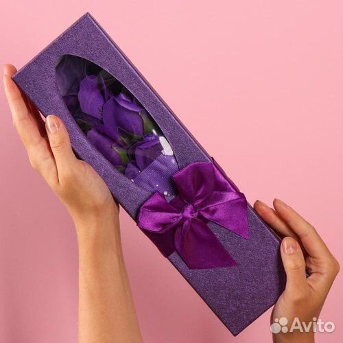 Букет роз из мыла