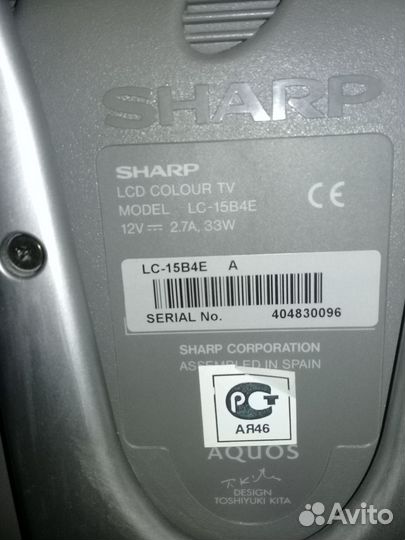 Телевизор Sharp LCD colour