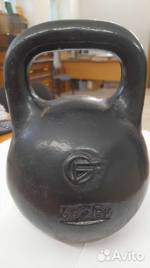 Гиря 16 кг СССР (пудовая)