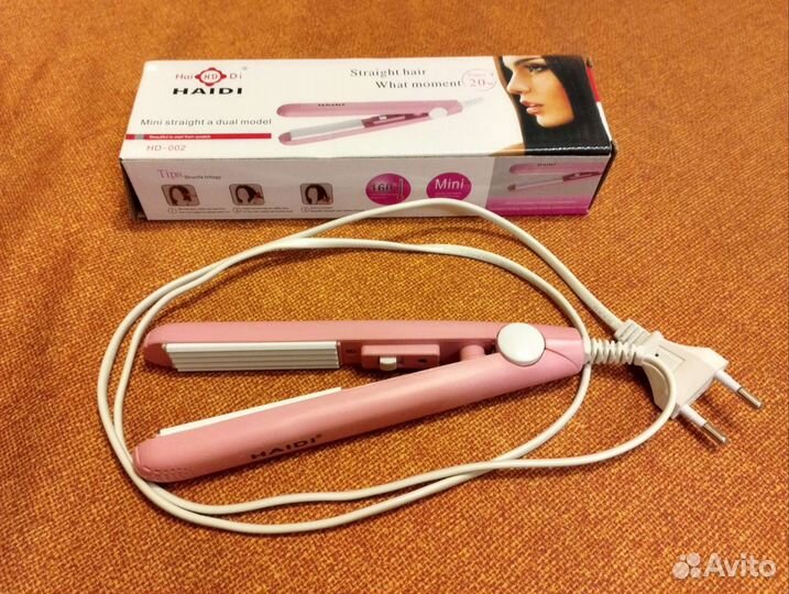 Мини утюжок для волос гофре Haidi HD - 002