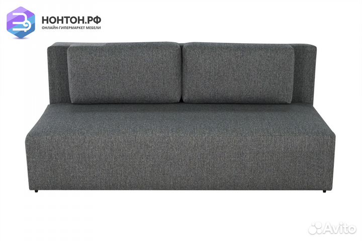 Диван еврокнижка Норд без боковин серый