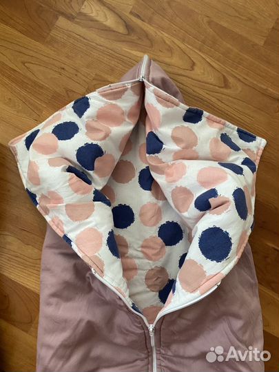 Конверт-одеяло на выписку для близнецов двойни