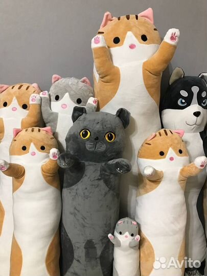 Кот ботон, мягкая игрушка, подушка, подарок